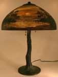 Handel Lamp with Palm Trees