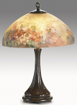 Handel Lamp with Pastel Flowers